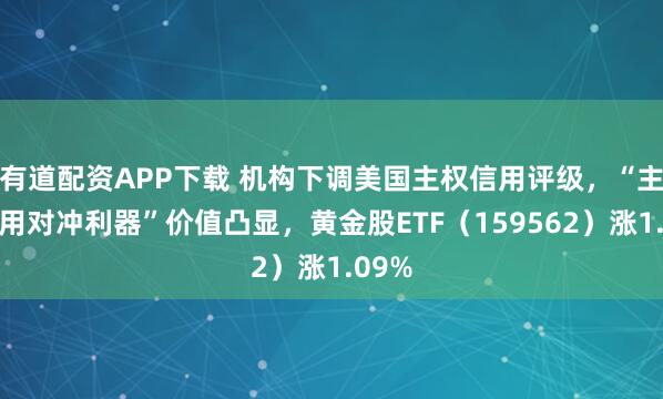 有道配资APP下载 机构下调美国主权信用评级，“主权信用对冲利器”价值凸显，黄金股ETF（159562）涨1.09%