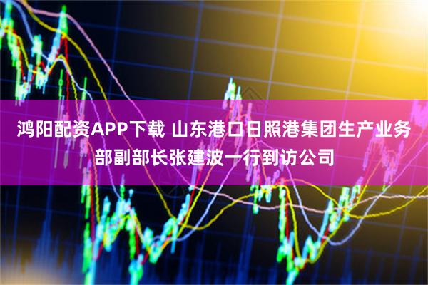 鸿阳配资APP下载 山东港口日照港集团生产业务部副部长张建波一行到访公司