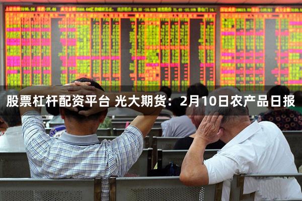 股票杠杆配资平台 光大期货：2月10日农产品日报